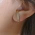 VERTICAL WHITE EARRINGS