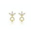 LOTUS-STAR EARRING