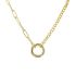 LONG CHAIN NECKLACE WITH LOCK