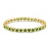 MINI EMERALD STRETCHY HEART BRACELET